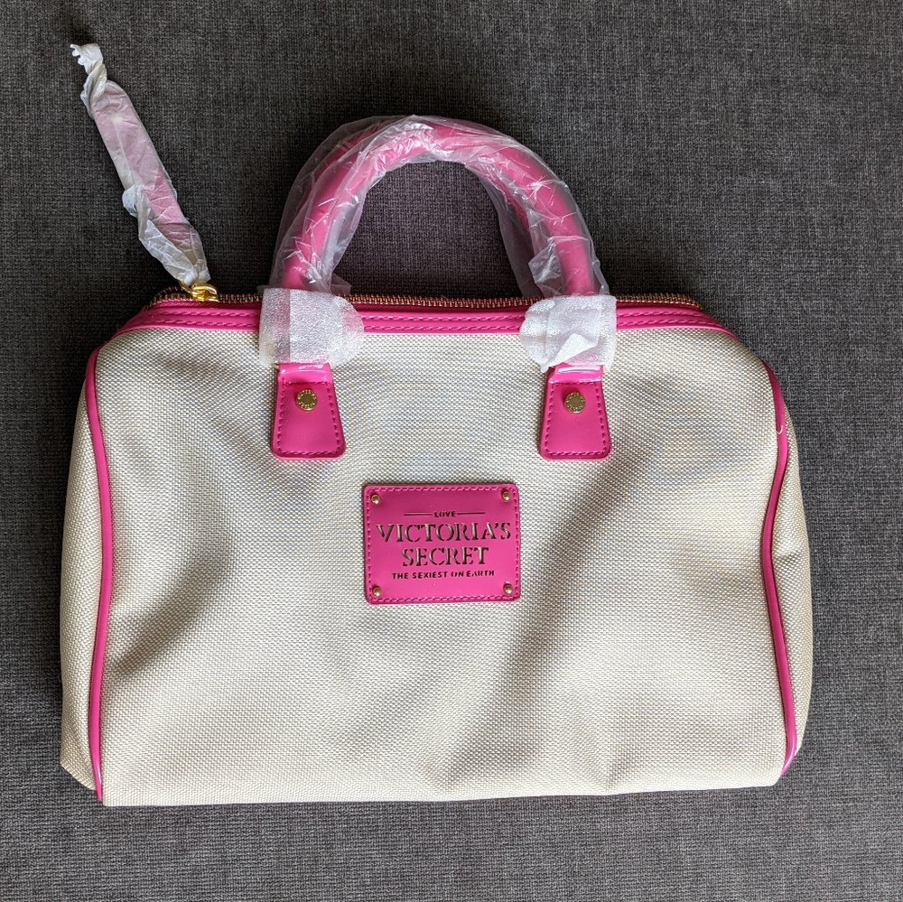 Victoria's Secret Canvas Weekender Duffel Bag